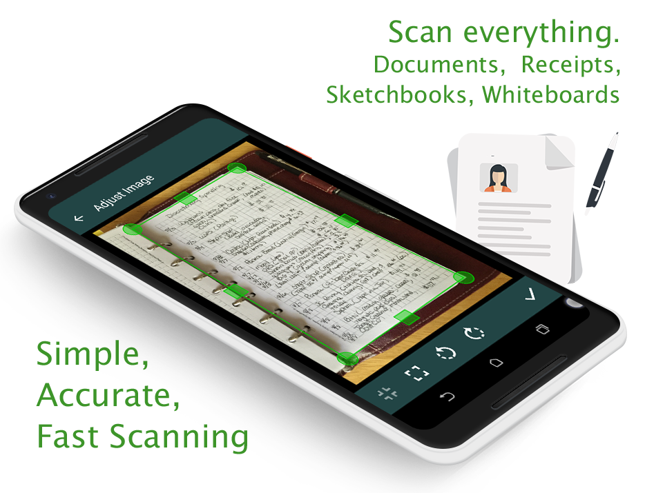 scaning with editing